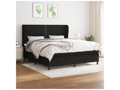Ventoriq bed base with black mattress 160x200 fabric CGJD36081