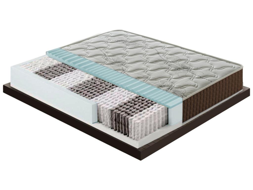 Pocket spring and memory foam mattress - 23 cm high 140x190 cm XFJJ21671