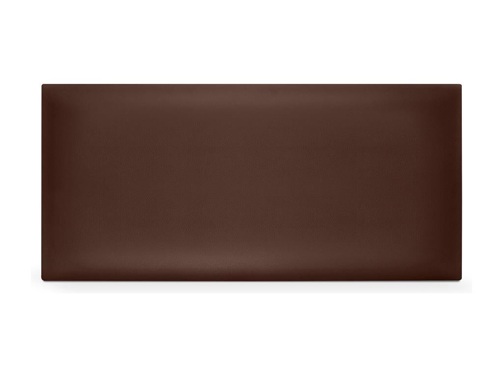 Lumenao Smooth imitation leather headboard 110x50cm Beds 105 - Chocolate CROO52546