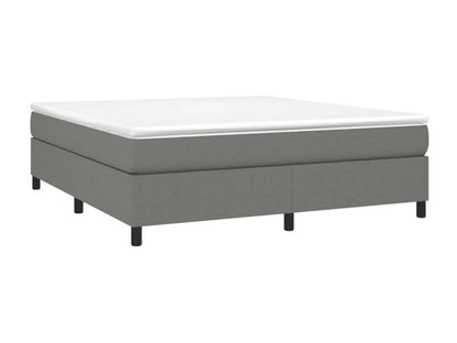 Dark grey bed frame without mattress, 180x200 cm, fabric, IBIK82502