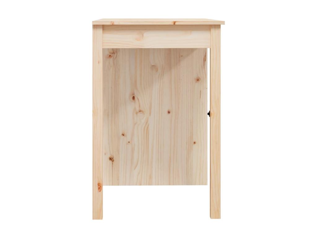 Brown wooden desk/table 100x50x75 cm 02 0023367 TUMO35824