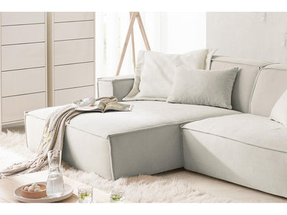 Sofa - silver corduroy - Ventoriq CGRV30568