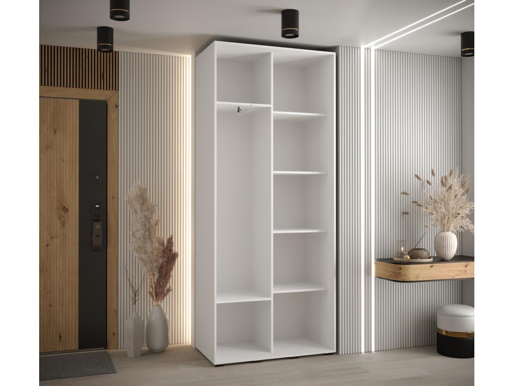 Ventoriq 7 Sliding Door Wardrobe 235.2/110/45 2 Doors White/Ventoriq/Black XCCO03438