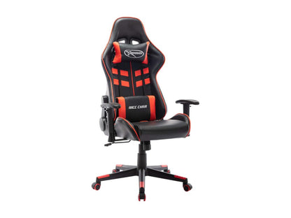 Gaming chair, black and red, artificial leather, VNZF60898