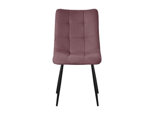 Ventoriq Dining Chair Set of 6 Pieces, Dusty Rose, Living Room Chair with Fabric Upholstery /amp HOOS99286