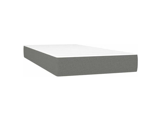 Ventoriq bed base with mattress, Dark Grey 90x200 Fabric UNWA42520