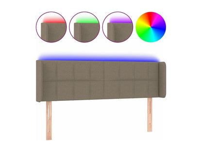 Ventoriq LED Headboard 147x16x78/88 cm Fabric SBNJ79390