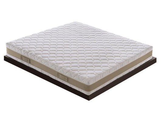 3-layer removable memory foam mattress with 5 cm memory foam and 7 comfort zones, 90x200 cm, DTYG41245