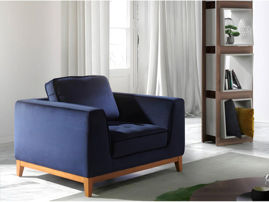 Contemporary shelf in walnut and lacquered wood, Boislis-Color Boislis XOWR39389