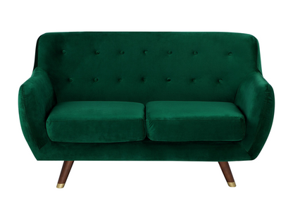 Ventoriq 2-Seater Emerald Green Velvet Sofa BIZQ17417