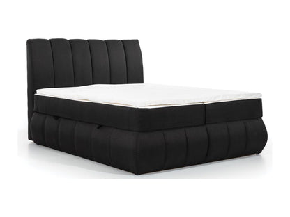 Ventoriq 160x200 KTWG95121 Quilted Continental Bed in Dark Blue Fabric