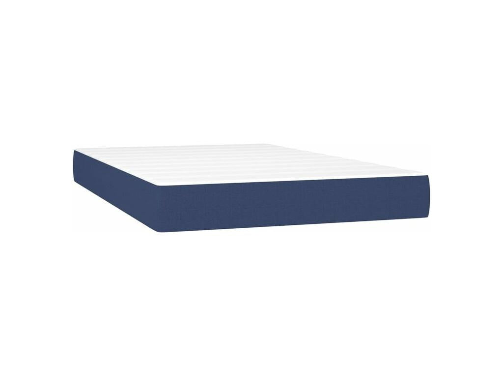 Ventoriq bed base with mattress, blue, 120x200 cm, fabric, HBEY02750