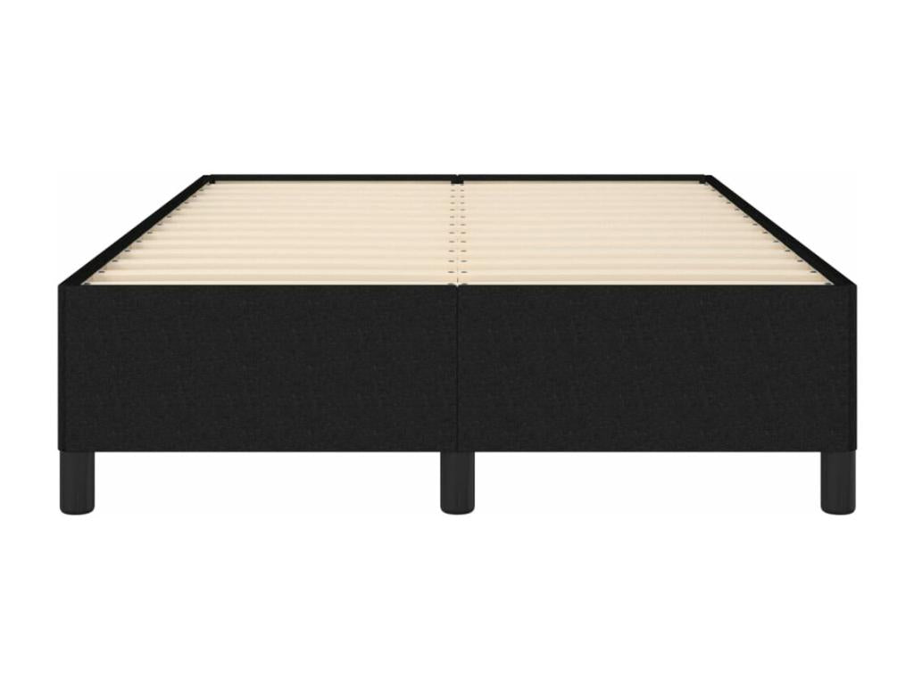 Bed frame without mattress black 120x190 cm fabric SVQX62292