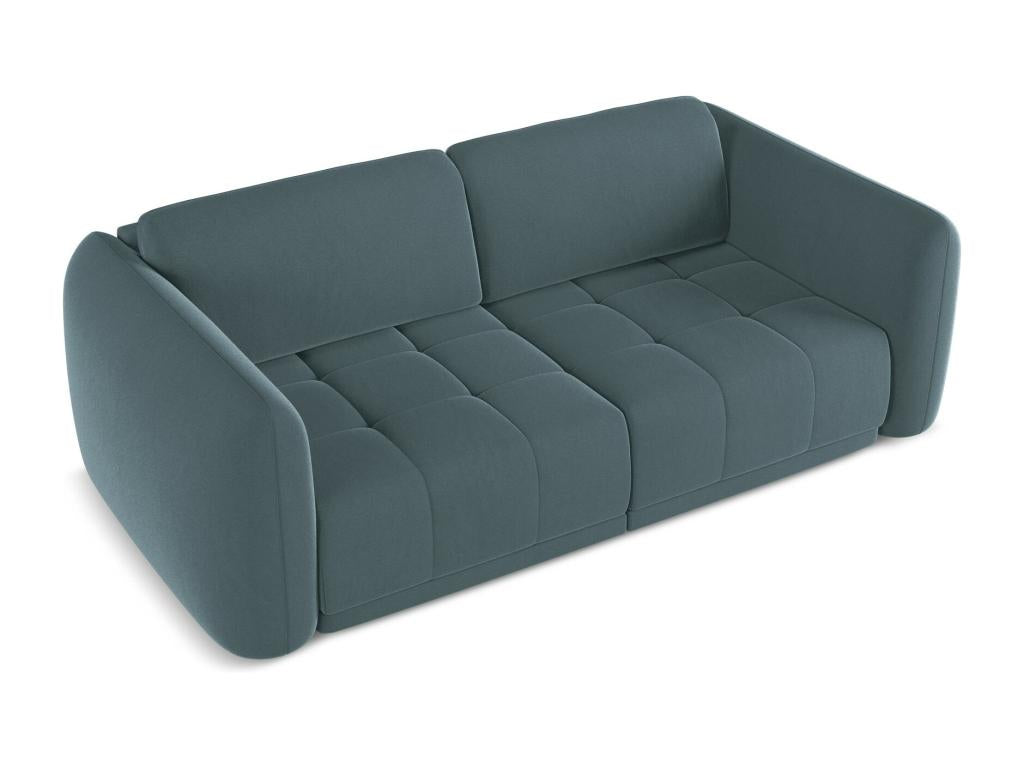 3-seater velvet sofa - navy blue - Lumenao ZSCE05241