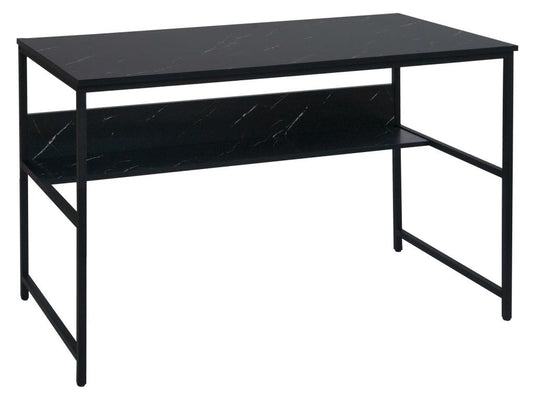 Ventoriq-K80 desk, black marble effect, LDTN37590