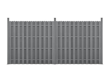 Ventoriq of 2 brown wooden fences 376x376x185 cm 03 0006604 CVNP79911