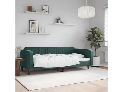 Dark green daybed 100x200 cm velvet FXAW88946