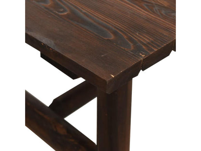 4-piece garden furniture set in solid spruce wood OWEQ83596