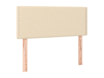 Cream LED Headboard 90x5x78/88 cm Fabric QJBO07352