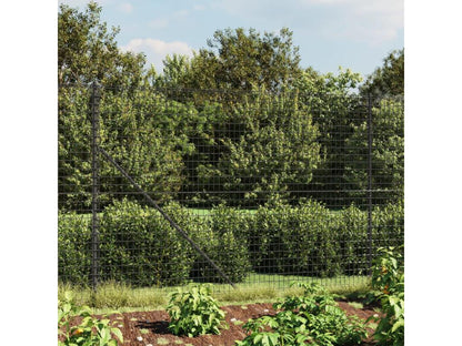 Metal mesh fence with anthracite flange 2.2x10 m SCKR47575