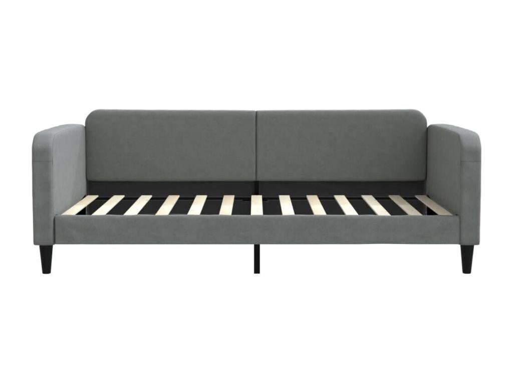 Dark grey daybed 100x200 cm fabric EORR11327