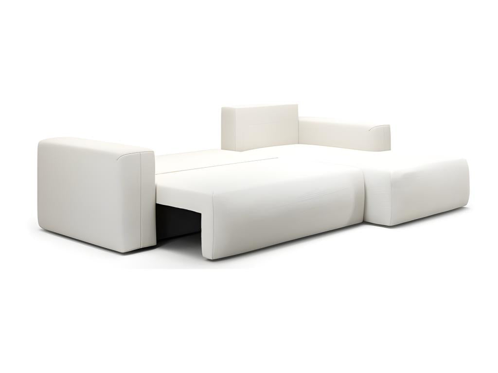Ventoriq off-white L-shaped convertible corner sofa, right-hand corner, SBQW82446