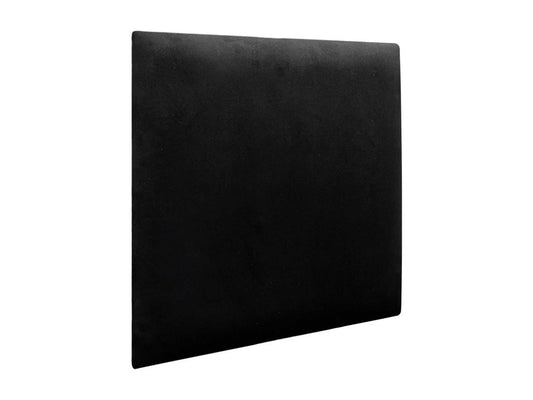 Boislis Premium Velvet Padded Self-Adhesive Acoustic Wall Panels, Shock Absorbing, Black, 50x50cm, GOKE08463