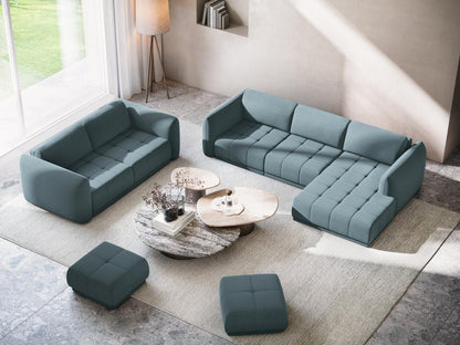 3-seater velvet sofa - navy blue - Lumenao ZSCE05241