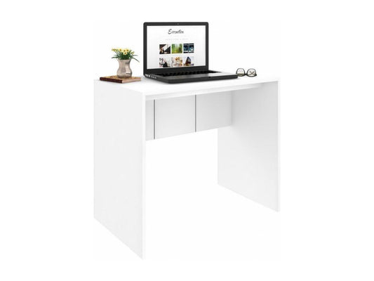 Matt White Desk W 90 H 76 D 54 cm QFBD59422