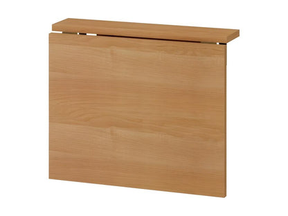Folding wall-mounted table with drop-leaf shelf, 70x70cm, Alder, Model HOMNI 7, Folding Table SJAZ58883
