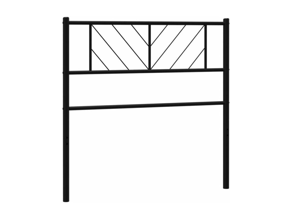 Black metal headboard 75cm ZDIM74304
