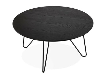 Boislis Designer Coffee Table 80cm Black WHBW18477