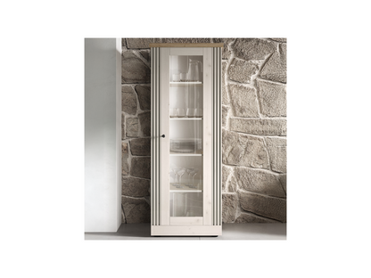 1-Door Display Cabinet, White Oak - PAESE QOZJ85640