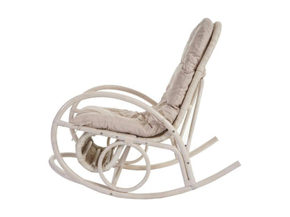 Ventoriq Rocking Chair with Cream Upholstery RJQK13278