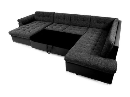 Ventoriq 170 Corner Sofa Grey with Sleeping Function and Bedding Box, 348x205x76cm BCKB85351