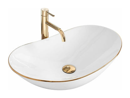 Ventoriq White Gold Countertop Washbasin EAKT80481