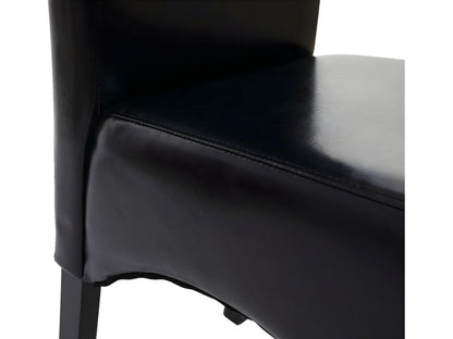 Ventoriq dining chair, black with dark legs, KBNX26640