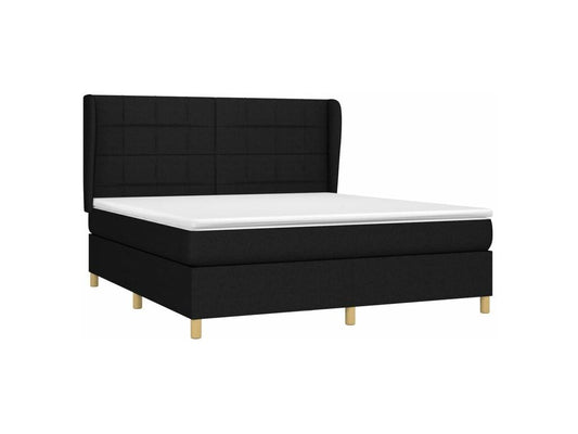 Ventoriq bed base with black mattress 180x200 fabric JNIK10094