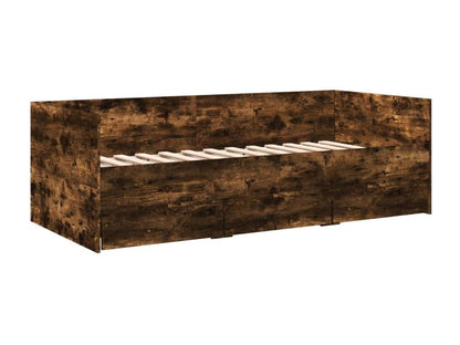 Smoked oak daybed and drawers 100x200 engineered wood YTCT25883