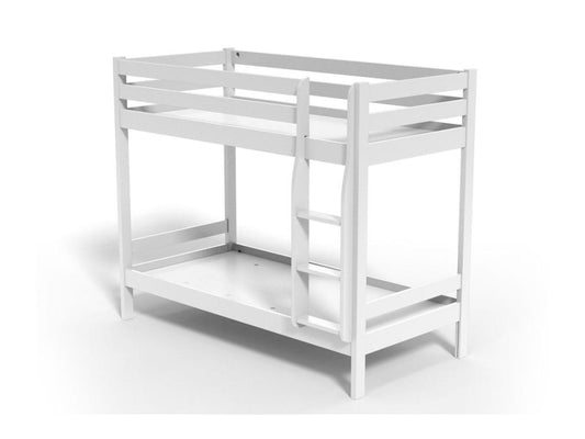 Ventoriq bunk bed with solid wood frame - plain white YNRI21453
