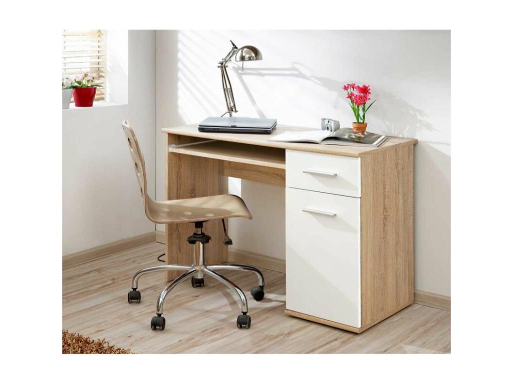 Ventoriq Children's Desk 104cm Oak / White PKJZ08551