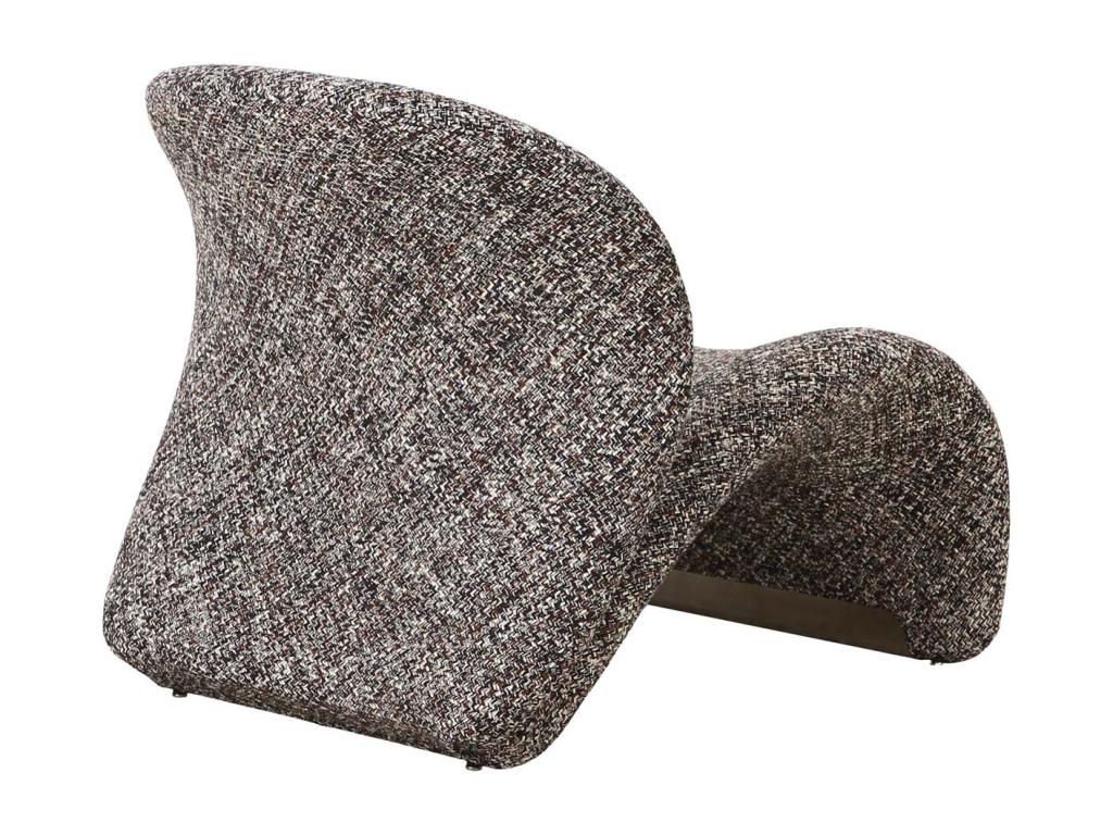 Ventoriq dark brown unisex armchair. QZKS19266