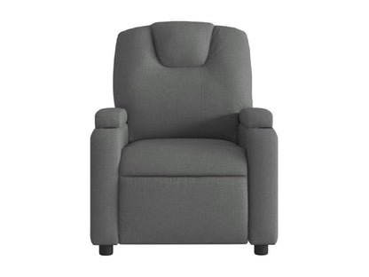 Dark Grey Reclining Massage Chair, Fabric DHID27634