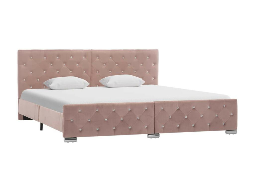 Pink Fabric Bed 180x200 MAFF26833