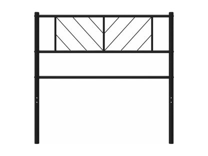 Black metal headboard 75cm ZDIM74304