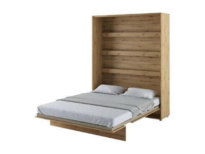 Ventoriq Wall Bed with Mattress Included, Vertical, 160x200cm, Oak. Ventoriq Foldable Bed Consus CELI40699