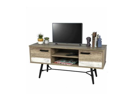 TV stand with 2 doors and 2 shelves, 120x39.5x55 cm, IGST94629