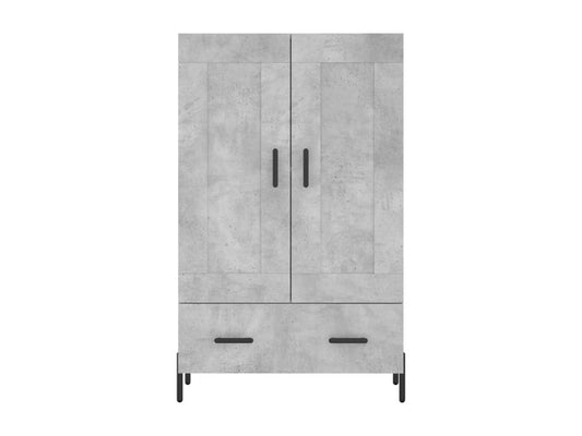High sideboard, concrete grey, 69.5x31x115 cm, engineered wood, SGKP15999
