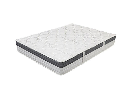 Ventoriq 26cm high-density foam mattress with independent sleeping zones, ergonomic design, high adaptability, summer/winter side, 140x190cm WFRT99787