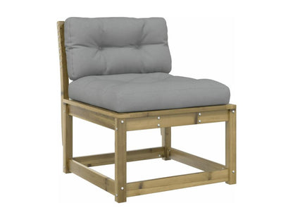 5-piece garden furniture set with cushions, impregnated pine wood AEAN49579